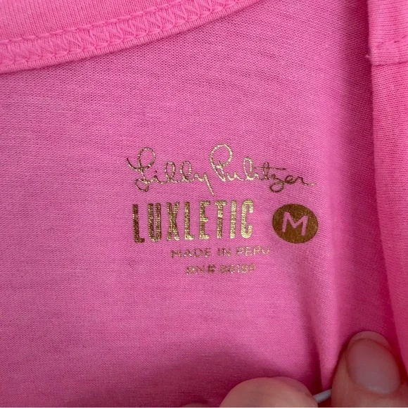 LILLY PULITZER Women’s Greer Long Sleeve Twist Top in Pink Style 8585 - Picture 5 of 10